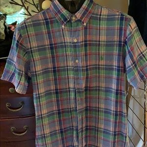 Ralph Lauren Shirts - Ralph Lauren Mens Sz S short sleeve 💯 %linen Ralph Lauren Shirts - Ralph Lauren Mens Sz S short sleeve 💯 %linen